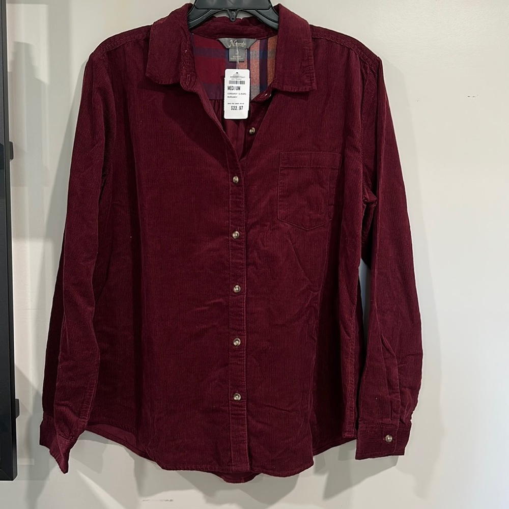Corduroy button down